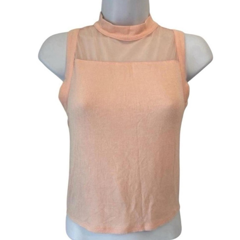 Rave Festival Bodycon Fairy Guess Los Angeles Peachy Pink Top